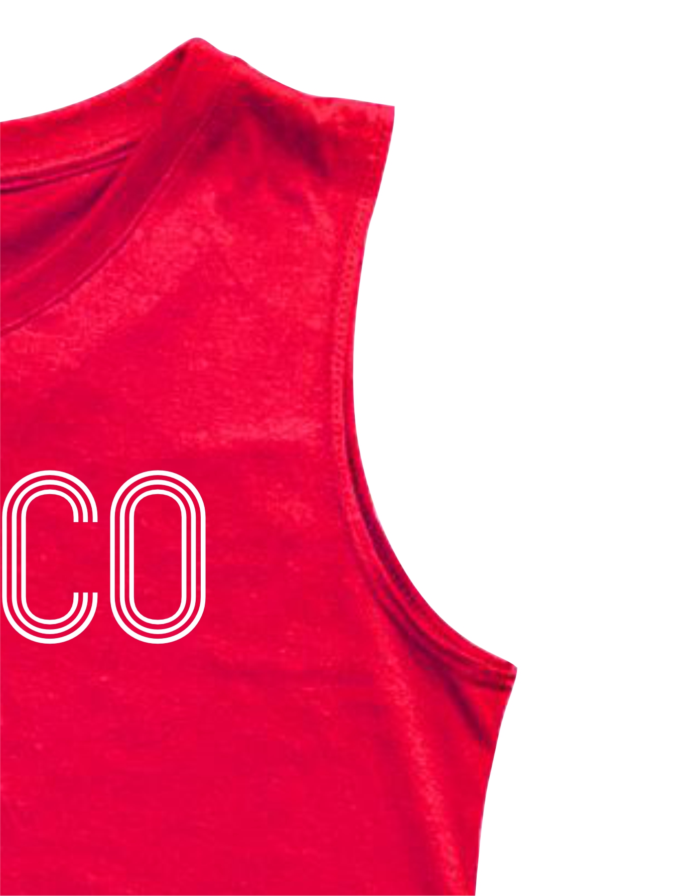 Top Tank de Dama Playera Mexico Ombliguera 15 De Septiembre Independencia Estampado Letras sin manga crop top Corte Slim Fit reducido