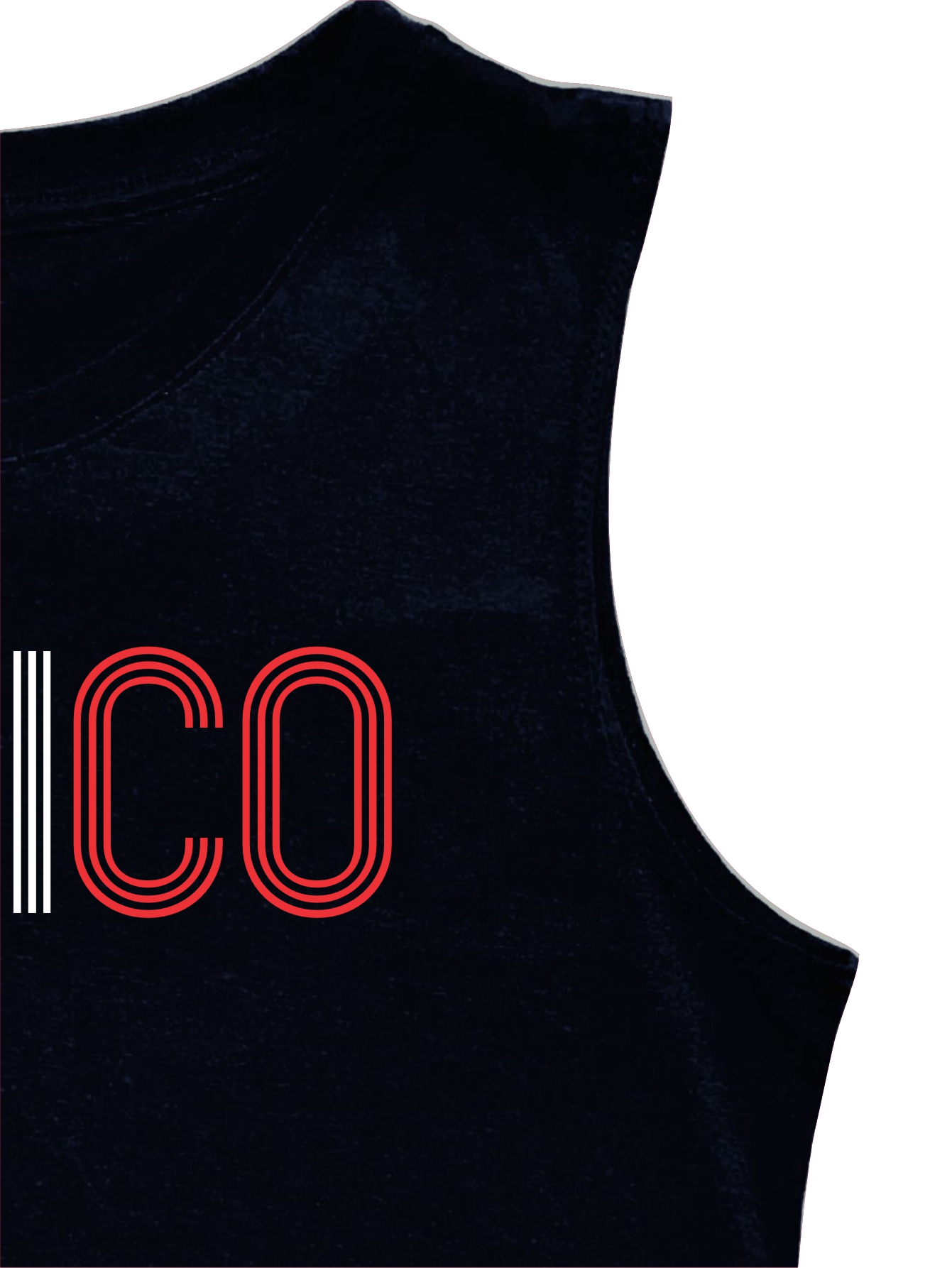 Top Tank de Dama Playera Mexico Ombliguera 15 De Septiembre Independencia Estampado Letras sin manga crop top Corte Slim Fit reducido