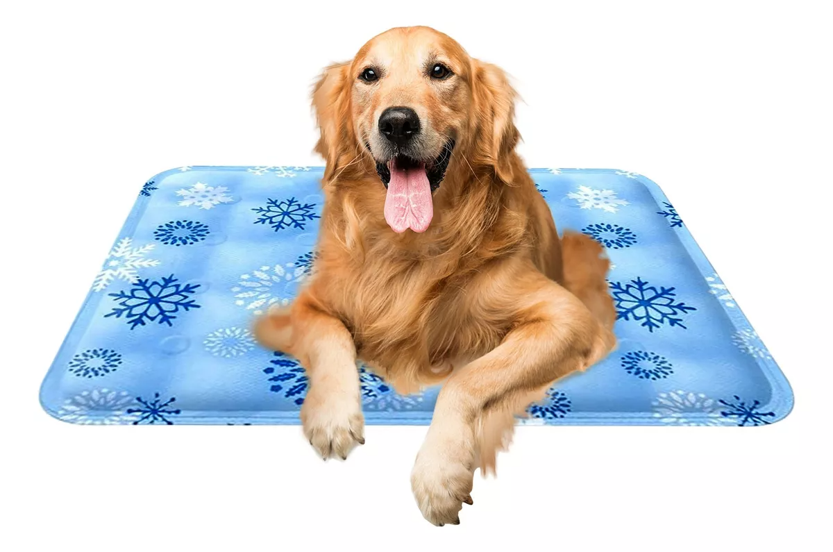 Tapete Perro Refrescante G 90x60 Mascota Calor Playa Fresco