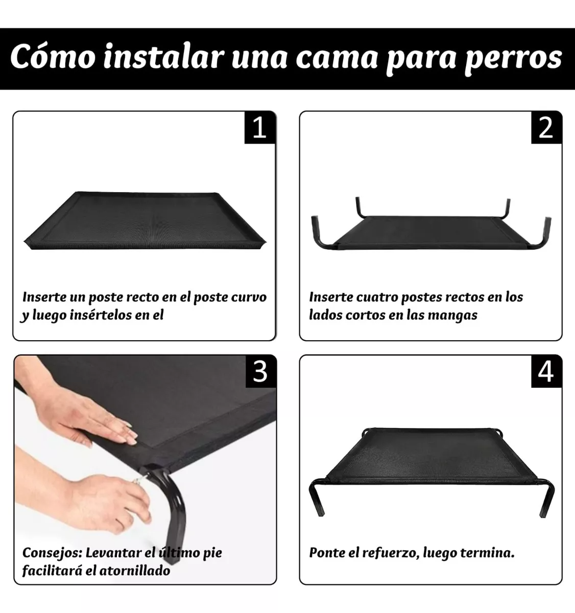 Camas Para Perros Grandes Portátil Para Mascotas Grande M