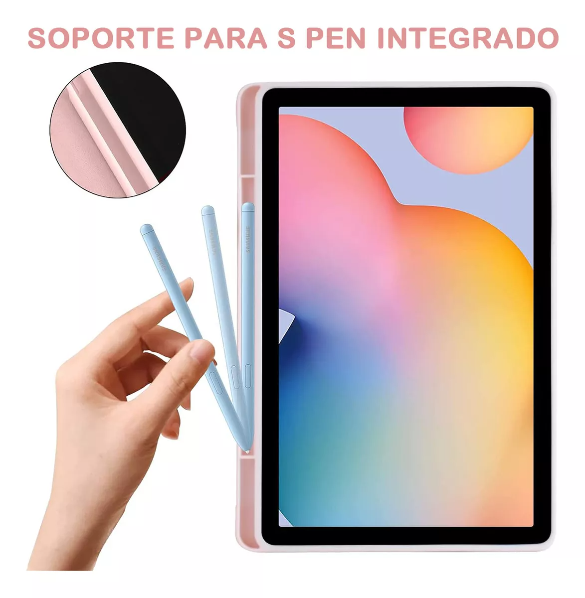 Funda Teclado Ratón Para Galaxy Tab S S6 Lite Sm-p610 10.4