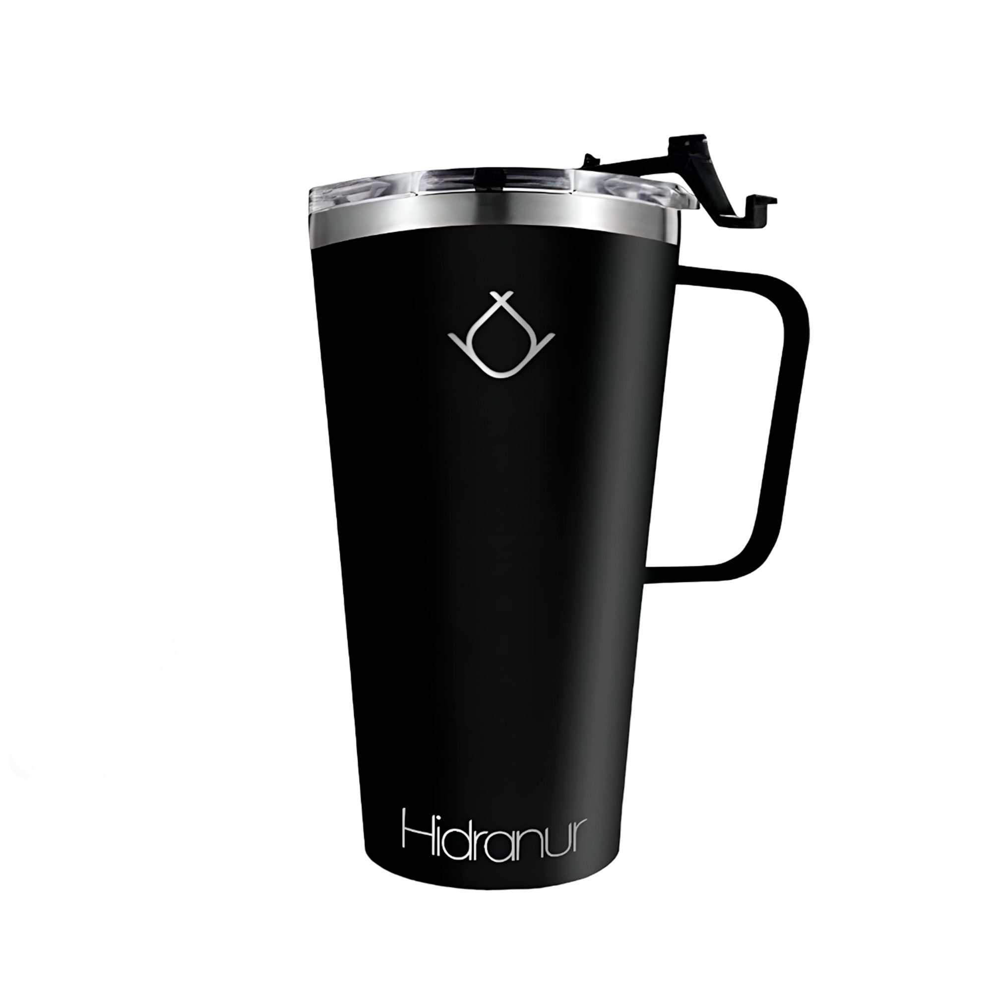 Termo de Acero Inoxidable 20 Oz (591.471 ml), Negro Hidranur