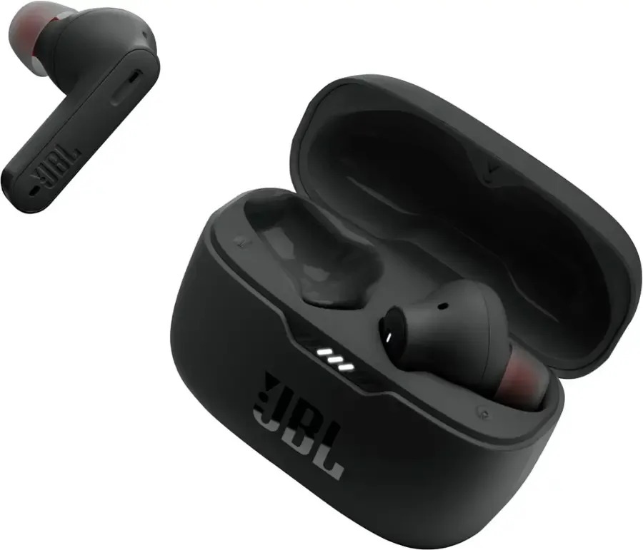 Auriculares In-ear Inalámbricos Jbl Tws Tune 235nc Negro Con Luz Led