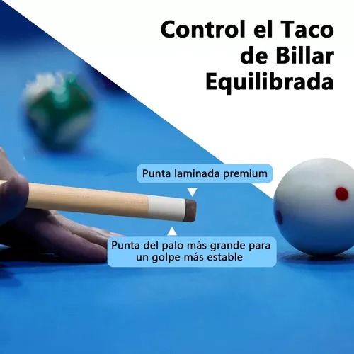 Tacos Billar De Maple Palos Snooker Desarmable Profesional