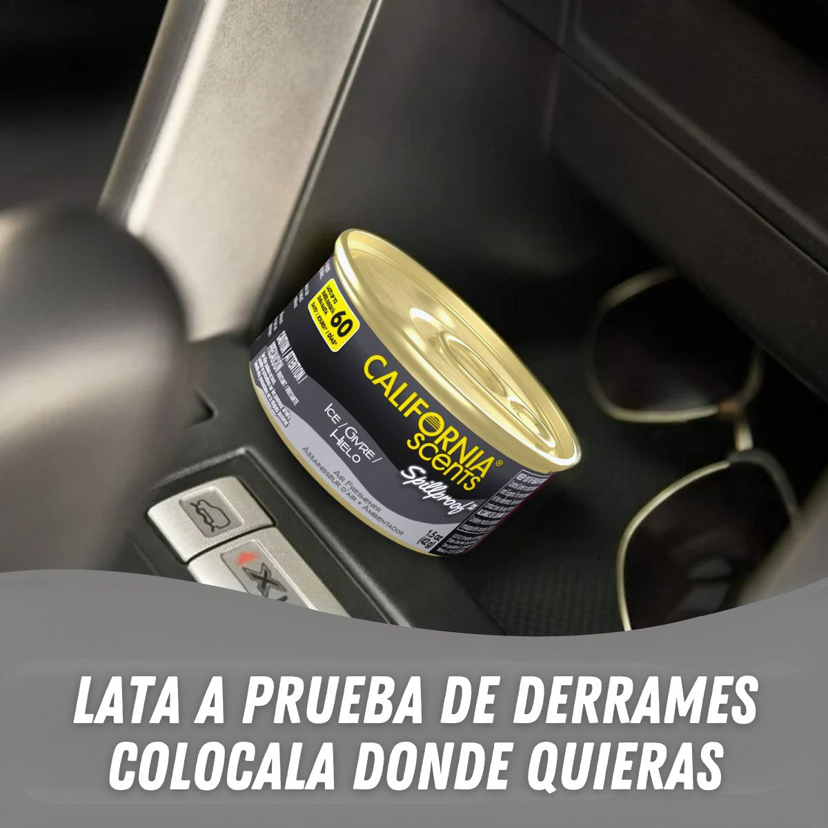 12 Pzas Aromatizante Auto California Scents Ice 60 Días Aroma