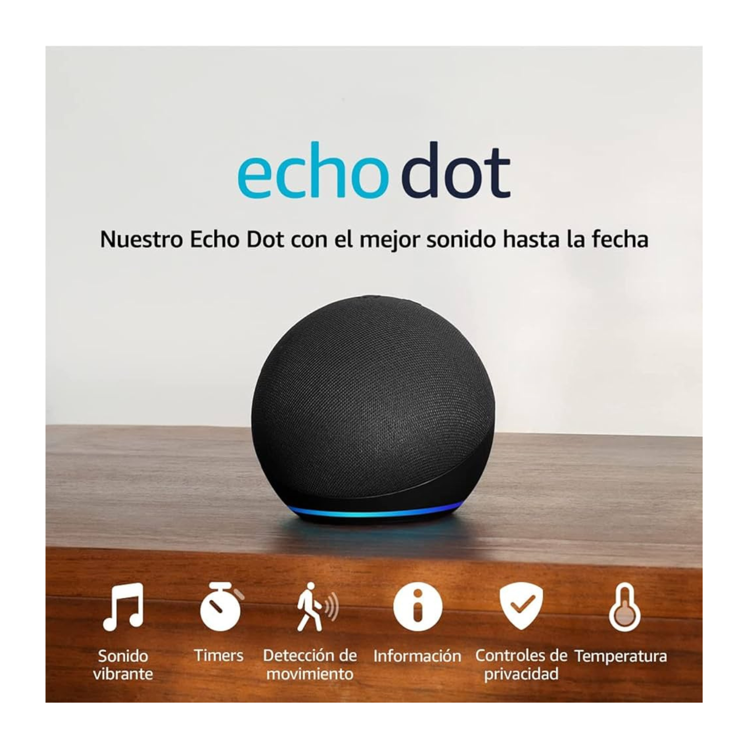 Bocina inteligente Alexa ECHO DOT 