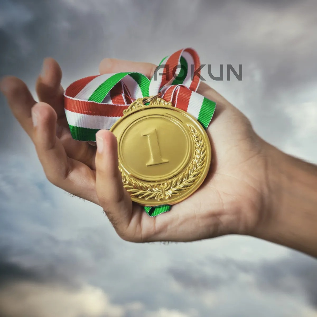 20 Medallas Deportivas Oro/plata/bronce Con México Lanyard