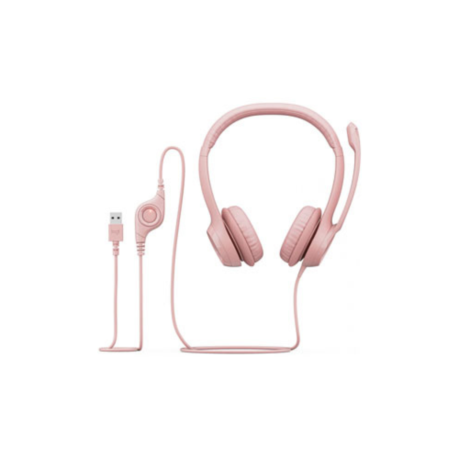 Audífonos Logitech H390 USB con micrófono, control en cable