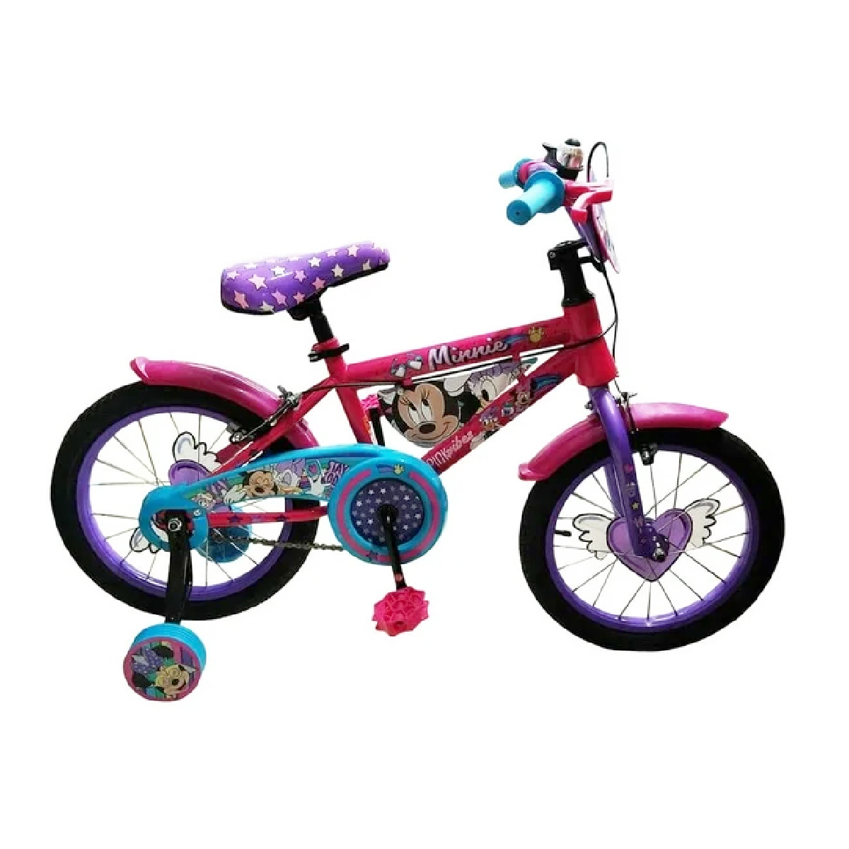 Bicicleta Infantil Para Niños Minnie Mouse Rodada 16
