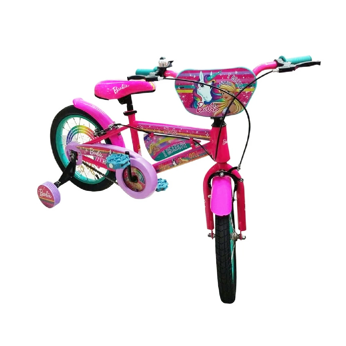 Bicicleta Infantil Barbie Rodada 12