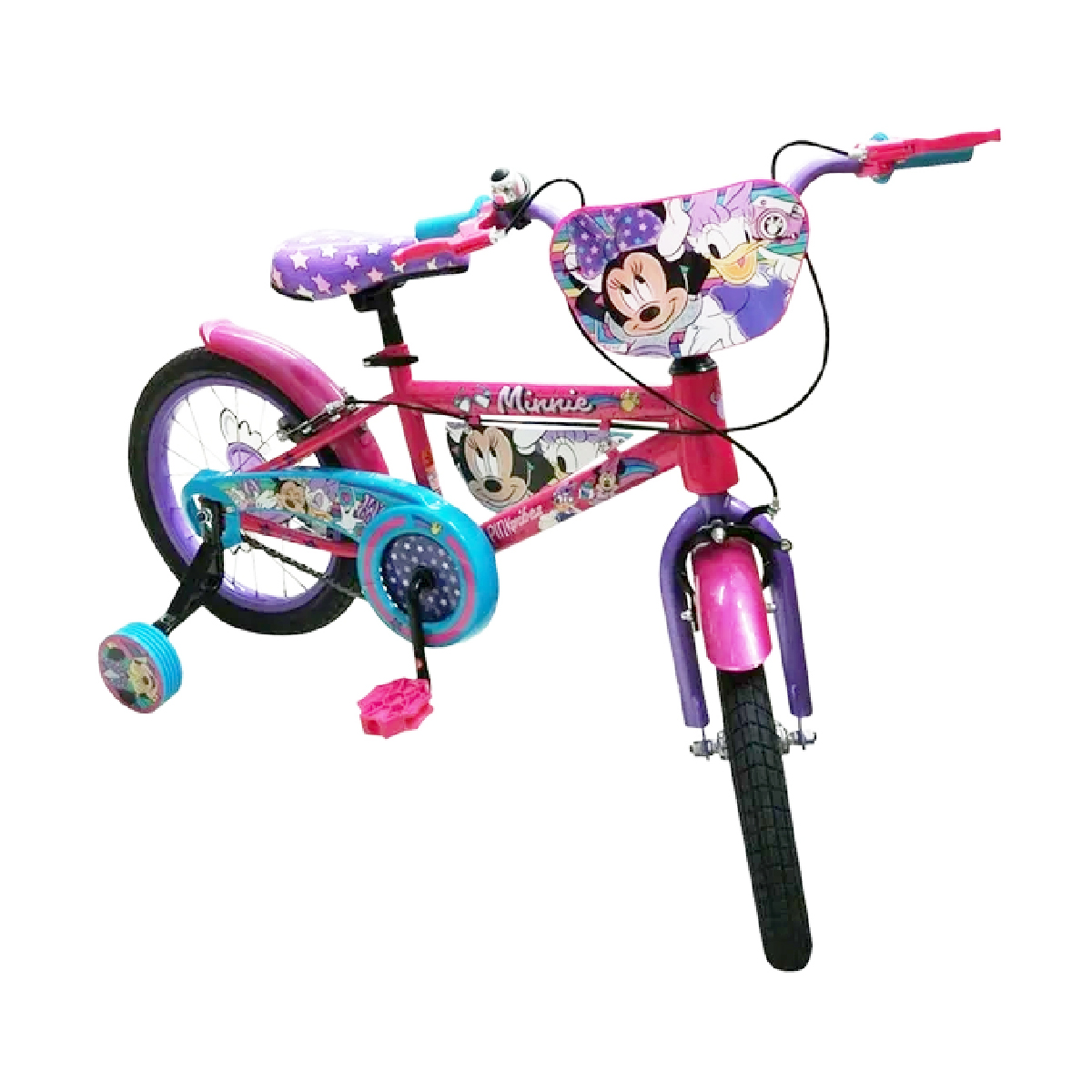 Bicicleta Infantil Para Niños Minnie Mouse Rodada 16