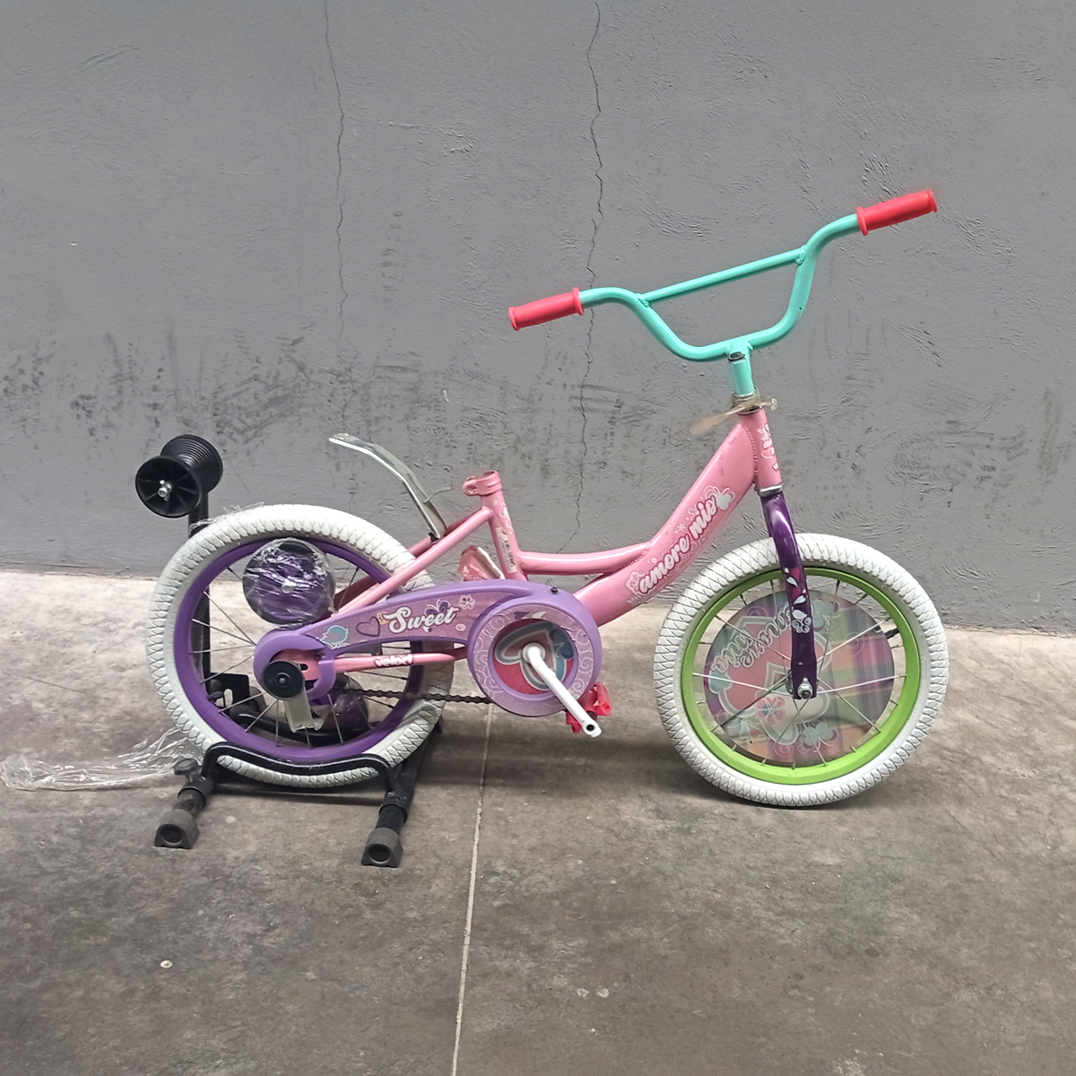 Bicicleta Veloci Reacondicionado Amore Mio R16 Rosa