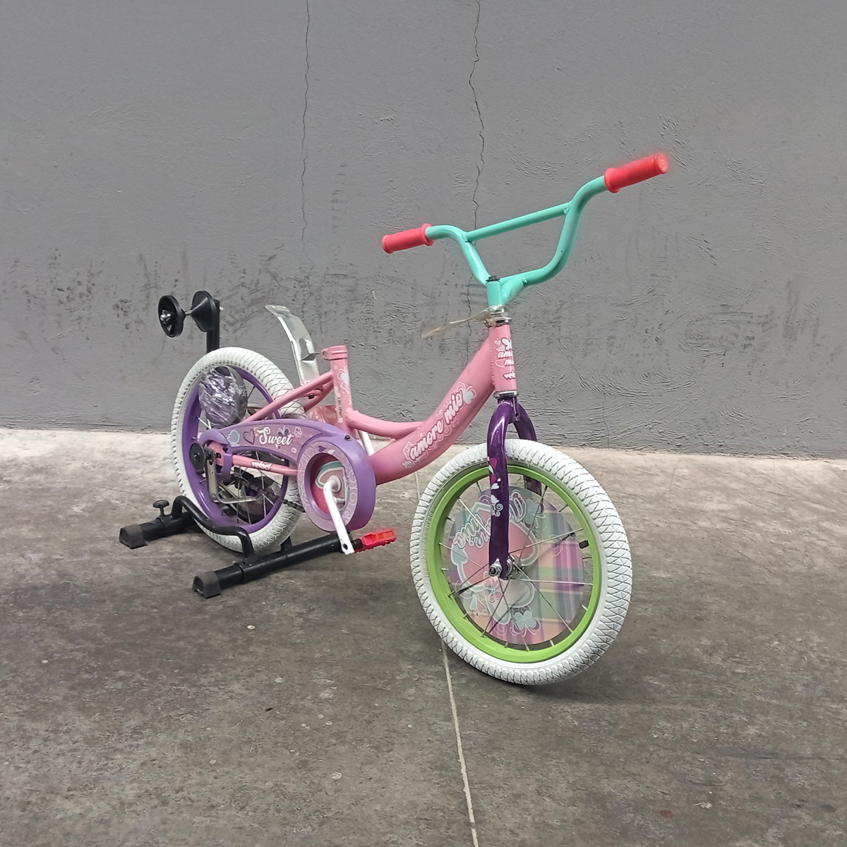 Bicicleta Veloci Reacondicionado Amore Mio R16 Rosa