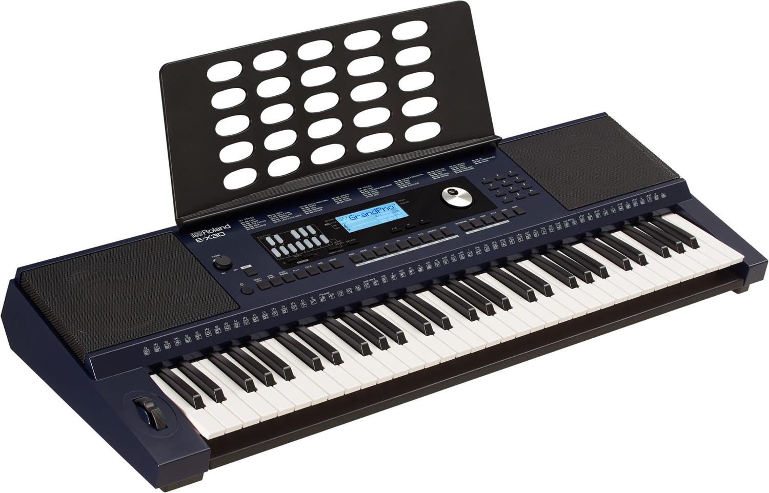 Roland E-x30 Teclado Arranger Bocinas y Sonidos de piano con Base Y Audifonos