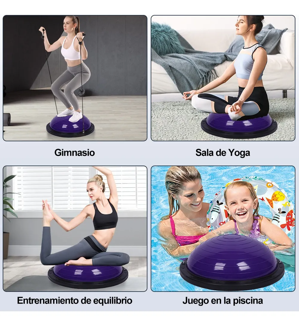 Pelota Bosu Fitness Terapia Gym Diametro Entrenamiento