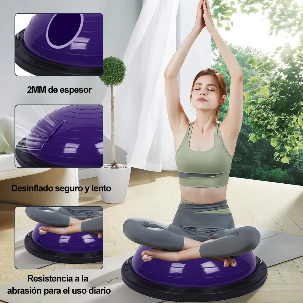 Pelota Bosu Fitness Terapia Gym Diametro Entrenamiento