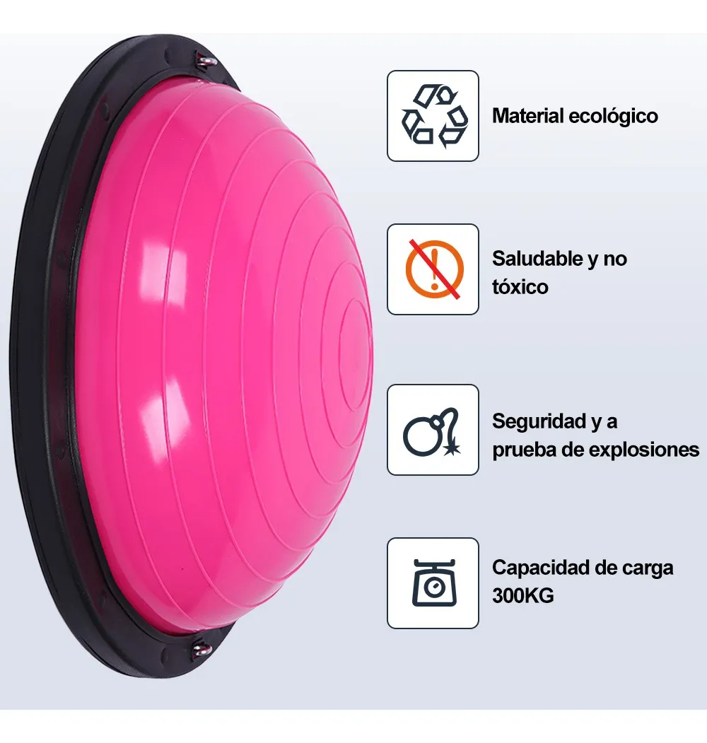 Pelota Bosu Fitness Terapia Gym Diametro Entrenamiento