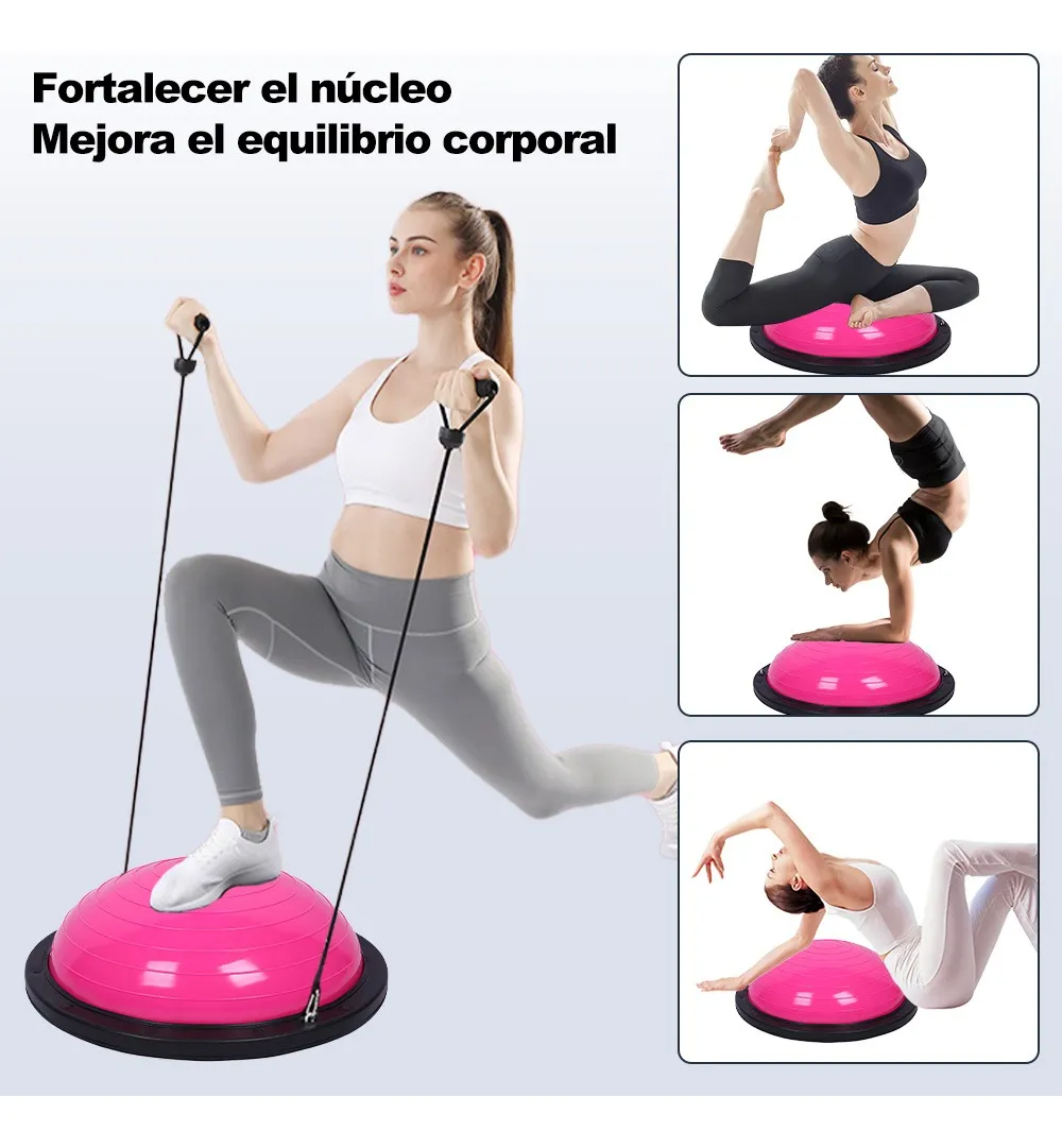 Pelota Bosu Fitness Terapia Gym Diametro Entrenamiento