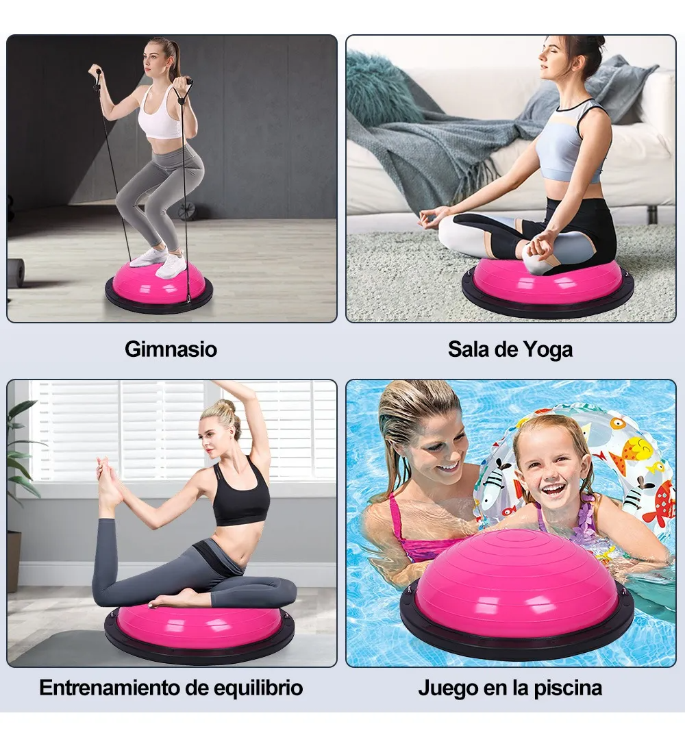 Pelota Bosu Fitness Terapia Gym Diametro Entrenamiento