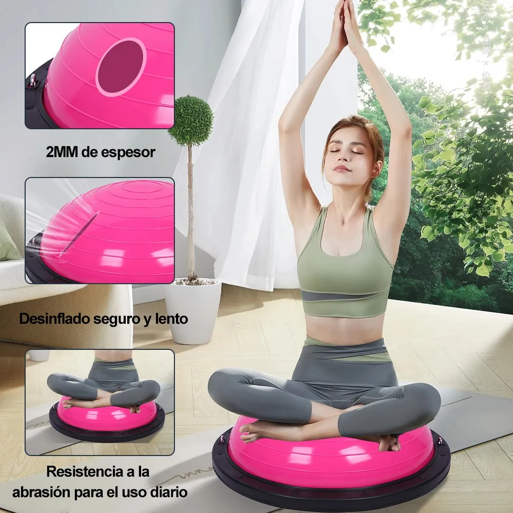 Pelota Bosu Fitness Terapia Gym Diametro Entrenamiento