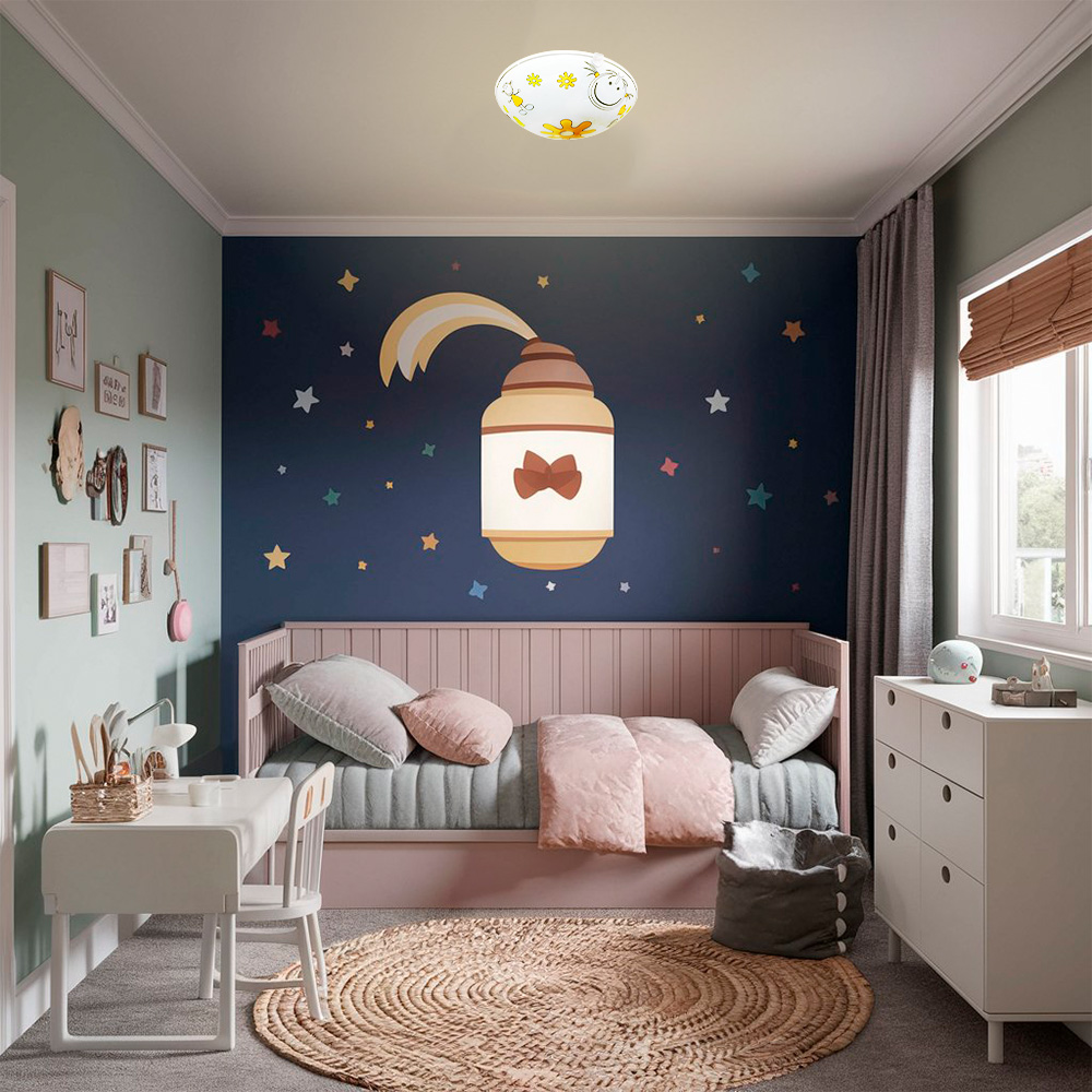 Mil Luces Lampara de Techo Infantil Niña DUO