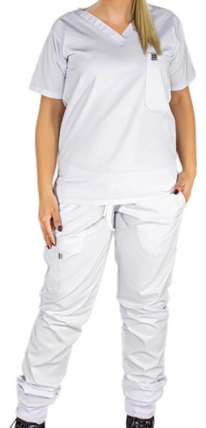 Pijama Quirurjica Uniforme Medico Mujer Jumper Clinico Nanofort