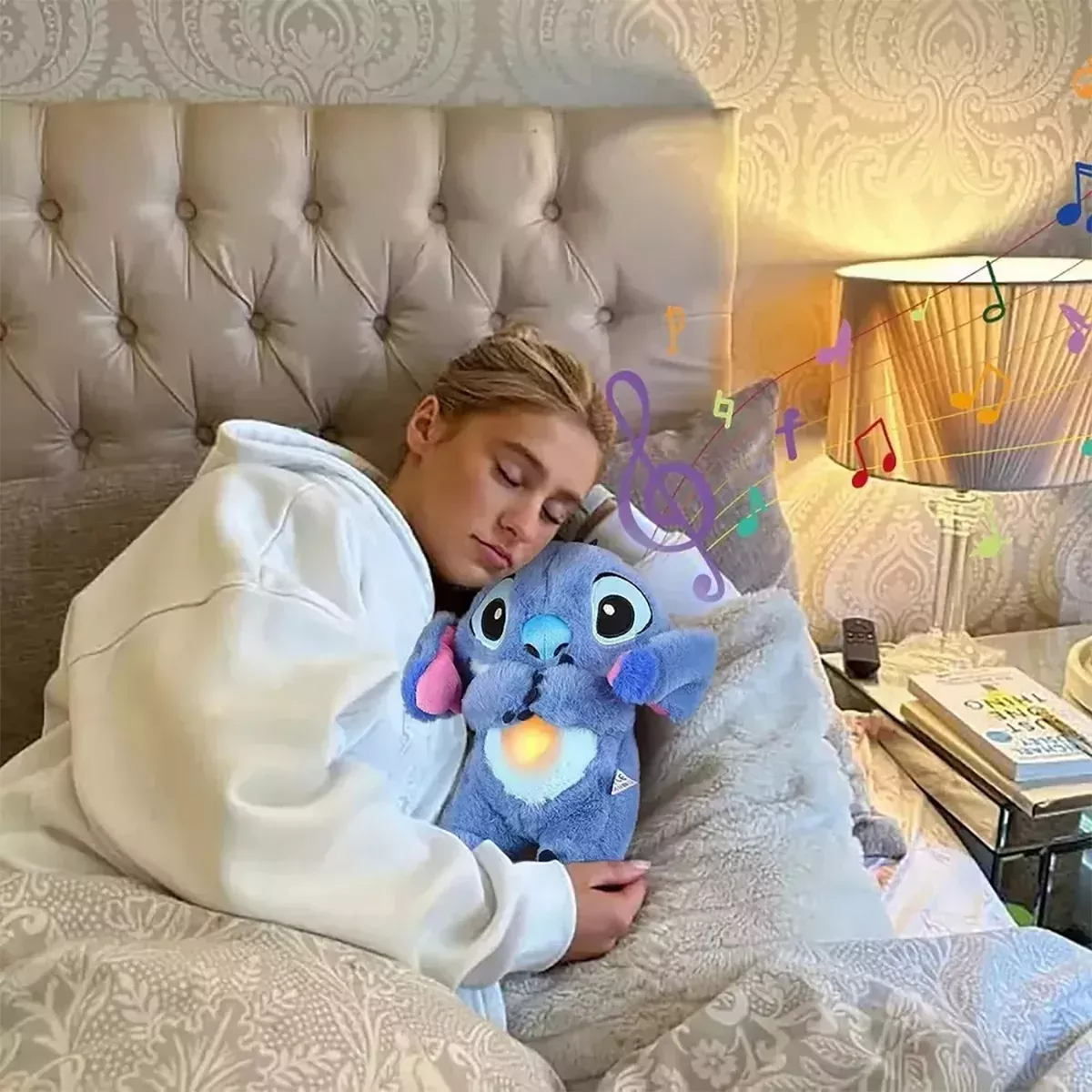 Stitch Juguete Que Respira, Alivia La Ansiedad Con Sonido