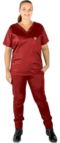 Pijama Quirurjica Uniforme Medico Clinico Mujer Recto Nanofort