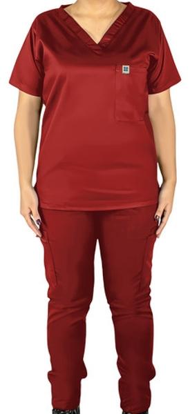 Pijama Quirurjica Uniforme Medico Clinico Mujer Recto Nanofort