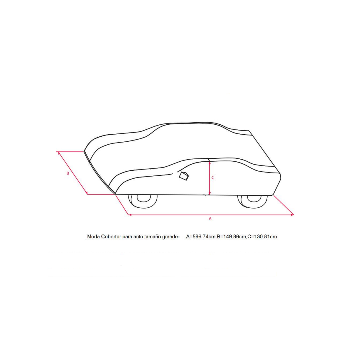Cubierta Para Auto Car Cover Moda Tamaño Grande