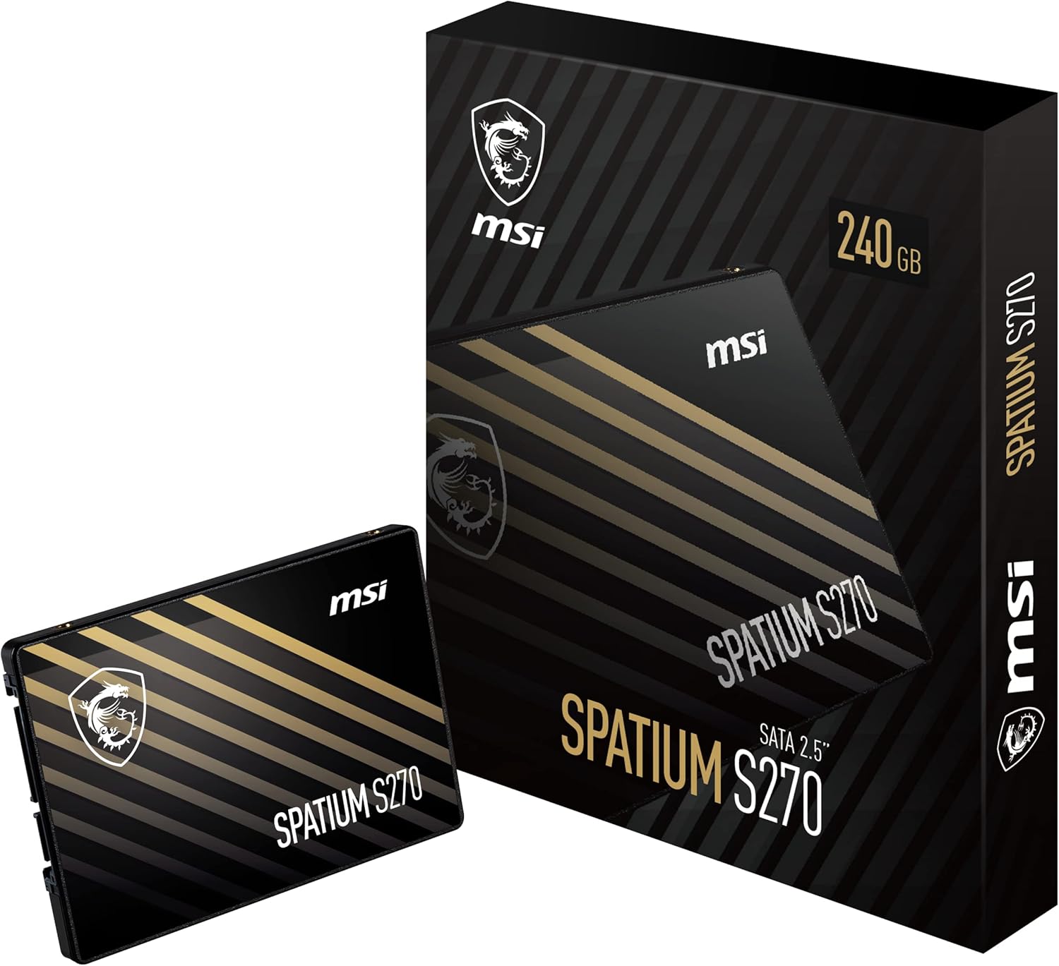 Unidad De Estado Solido Ssd 2.5 240gb Msi Spatium S270 Sata Iii 500 400 Mbs