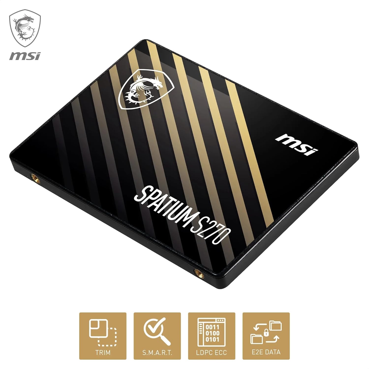 Unidad Ssd 2.5 960gb Msi Spatium S270 Sata Iii 500 450 Mb s