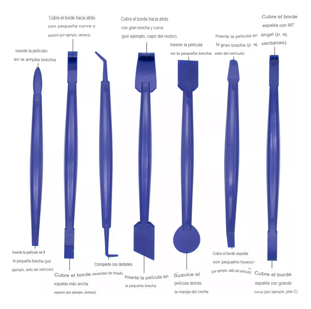 Kit de Herramientas para Wrap de Coche - Todo lo que Necesitas para un Vinilo Exterior Perfecto