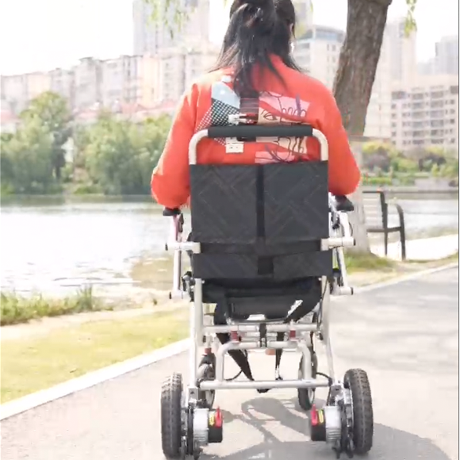 Andafacil® Easygo Silla De Ruedas Eléctrica Portátil Ligera