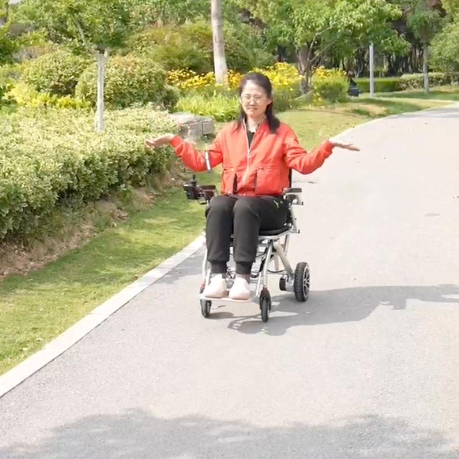 Andafacil® Easygo Silla De Ruedas Eléctrica Portátil Ligera