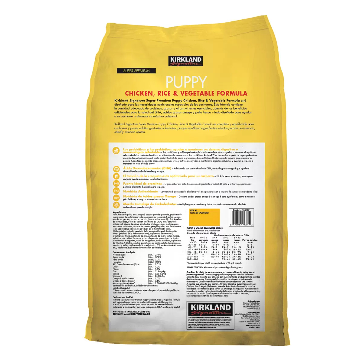 Alimento Para Perro Cachorro Kirkland Super Premium 9kg