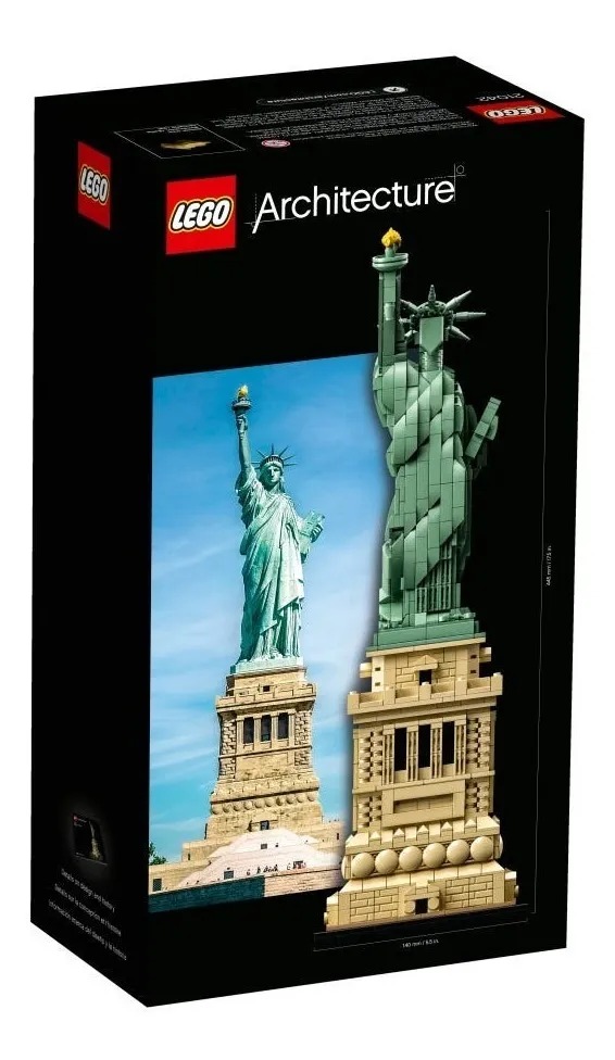 Kit Lego Architecture Estatua De La Libertad 21042 +16 Años