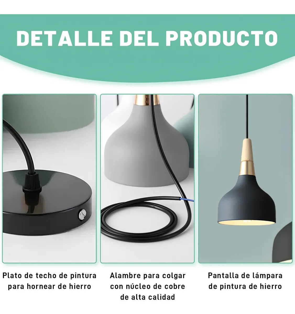 Lampara colgante vintage Lamparas de techo para sala Lamparas