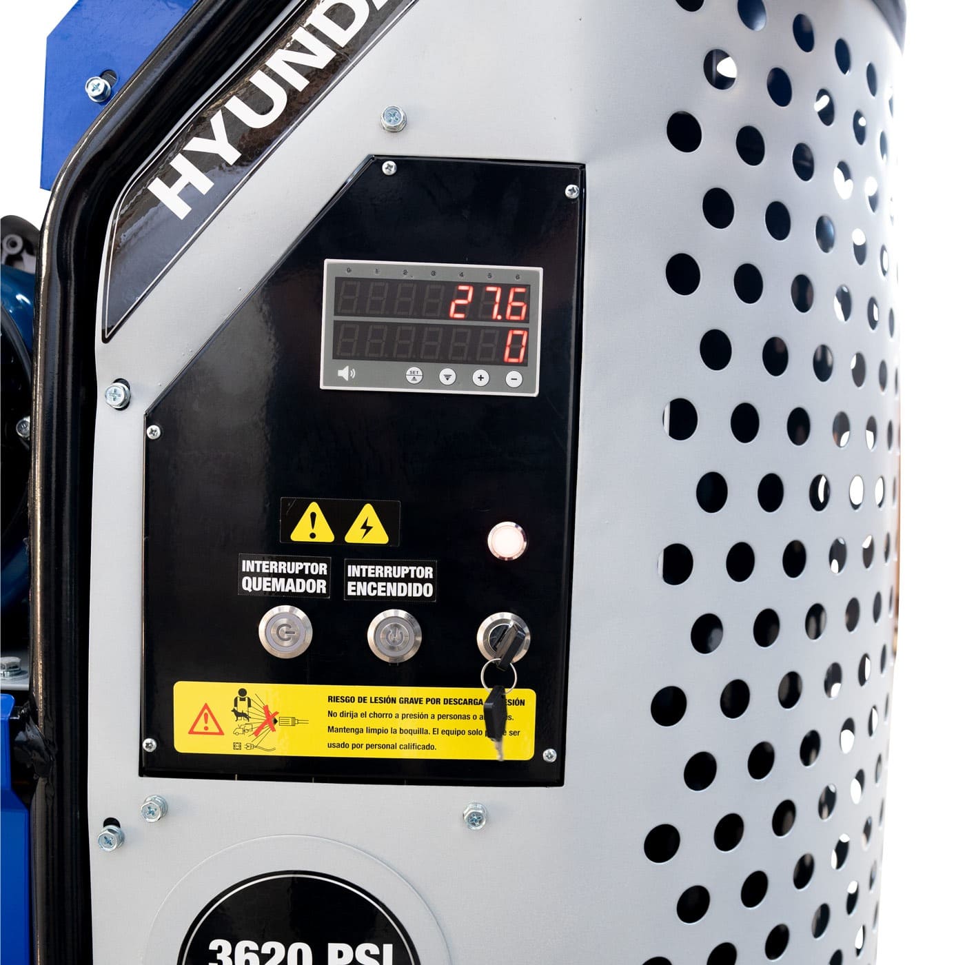 Hidrolavadora Profesional Para Agua Caliente Hyundai C/motor A Gasolina 15.3 Hp 3620 Psi 250 Bar - VULKAN-HY15