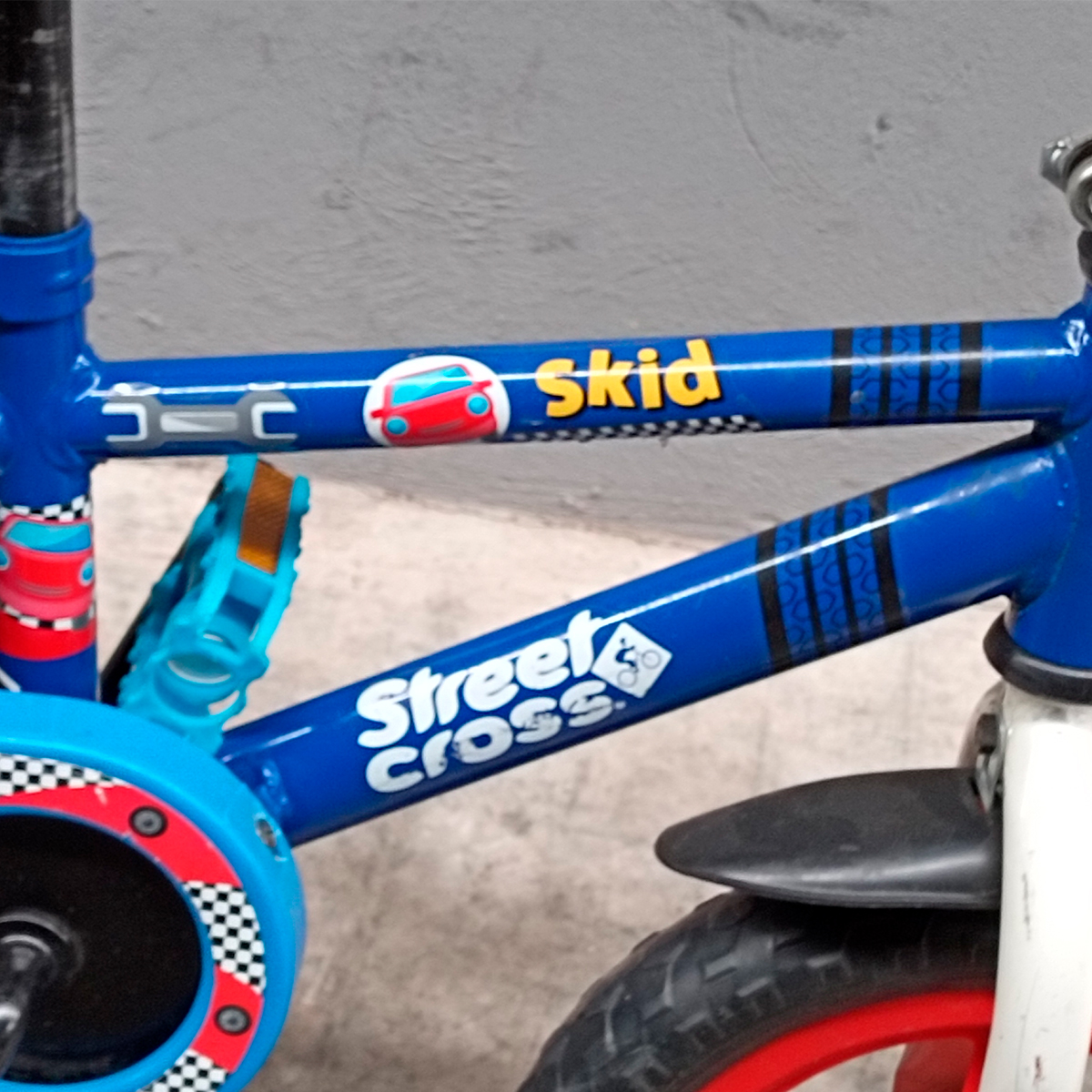 Bicicleta Veloci Reacondicionado Street Cross Skid R12 Azul