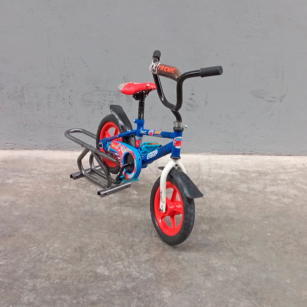 Bicicleta Veloci Reacondicionado Street Cross Skid R12 Azul