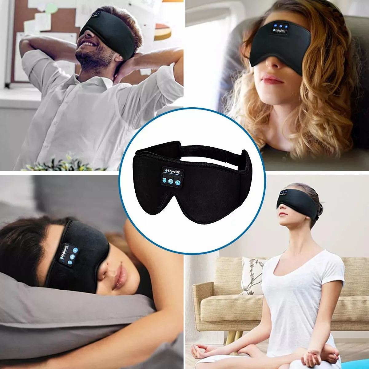 Antifaz Dormir Tapones Para Dormir Gafas Con Bluetooth