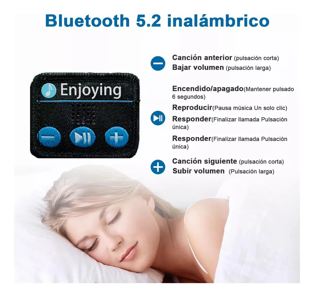 Antifaz Dormir Tapones Para Dormir Gafas Con Bluetooth