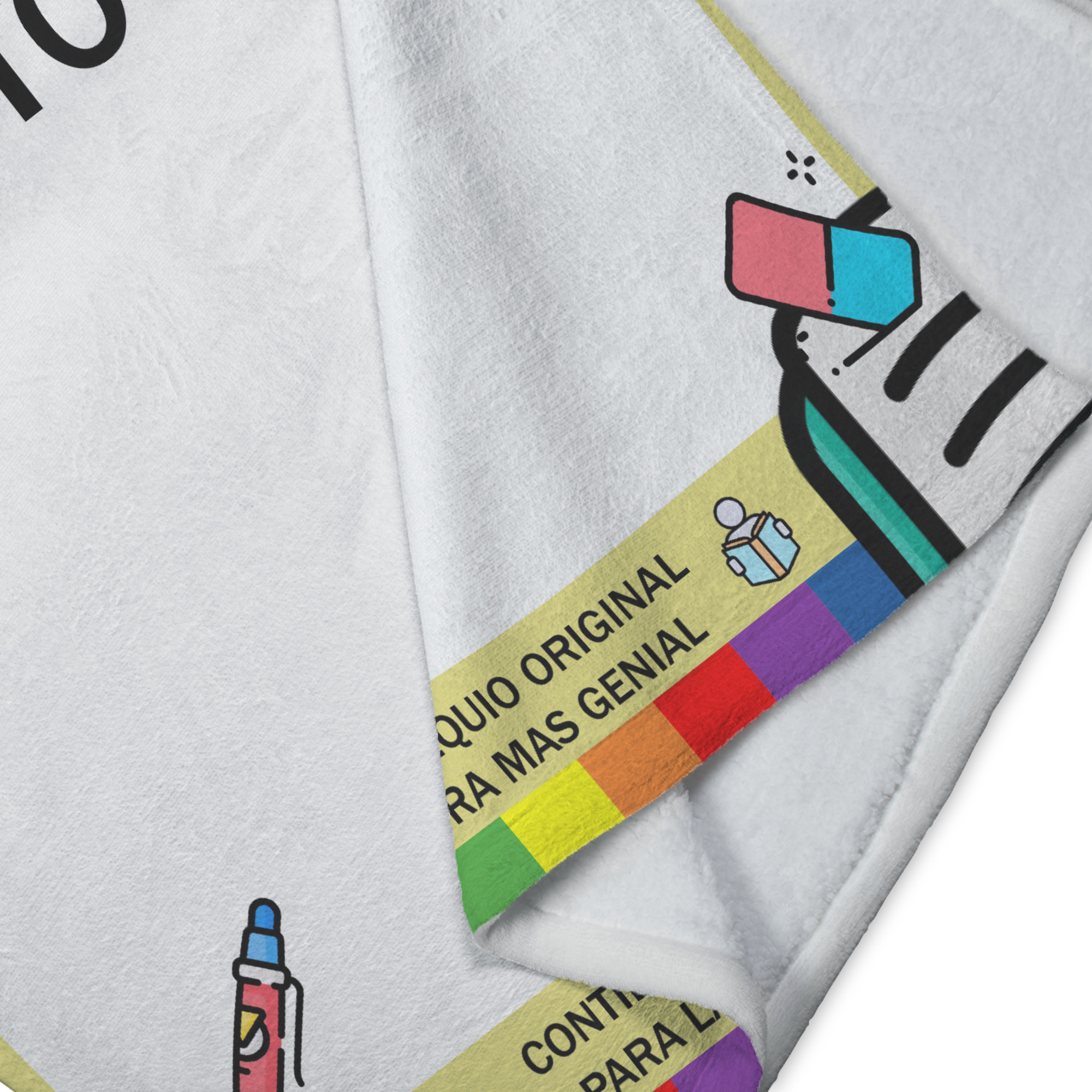 Cobija Manta Frazada Diseño Personalizado para el Dia de la Maestra Ultra Suave y Ligera de Alta Calidad