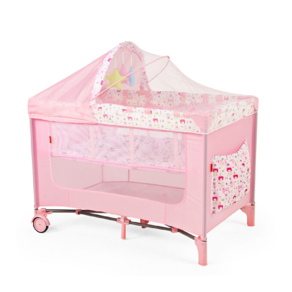 Cuna corral D´bebé Rest Rosa