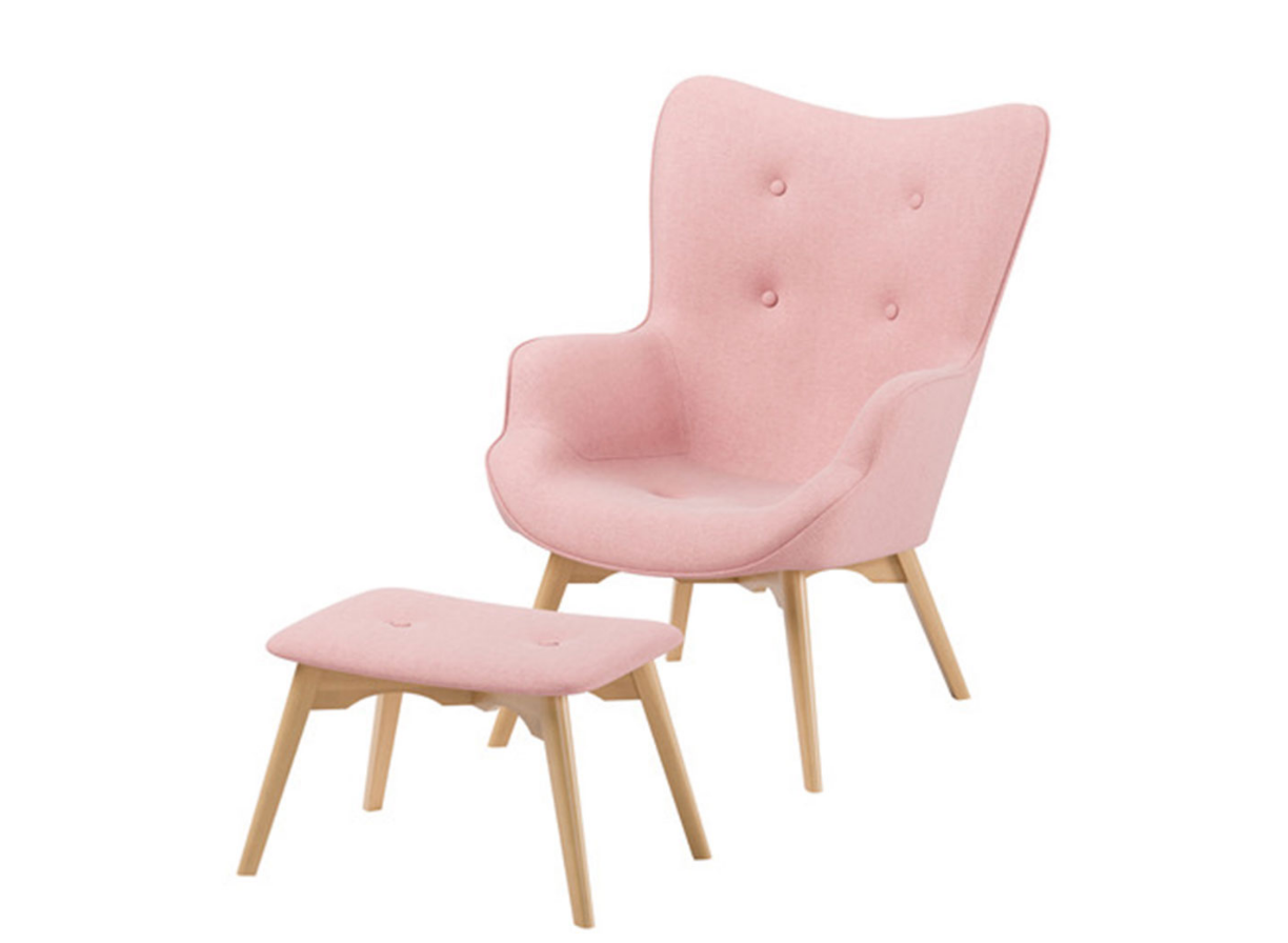 Sillón Gemini con reposapiés sala o recamara