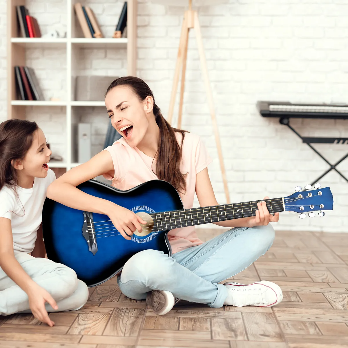 Guitarra Acústica Clásica de 38 Pulgadas + Accesorios - Calidad y Sonido para Principiantes y Aficionados