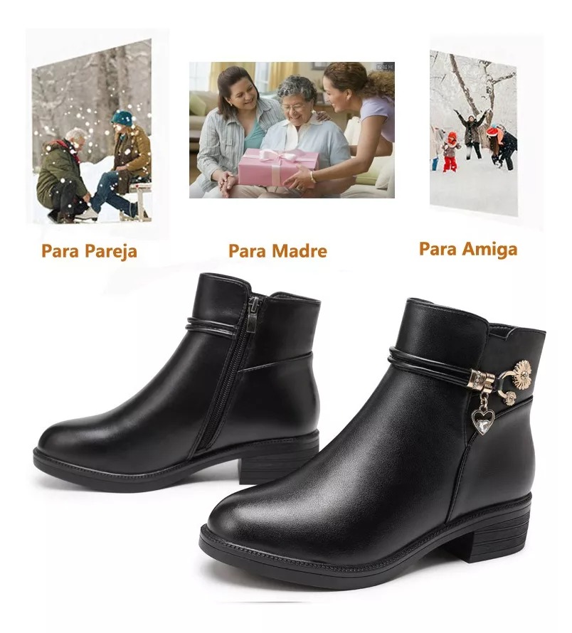 Botas De Afelpados Nieve Impermeables Calientes Para Mujer