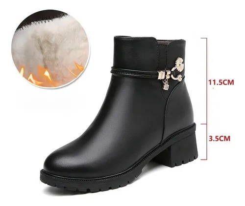 Botas De Afelpados Nieve Impermeables Calientes Para Mujer