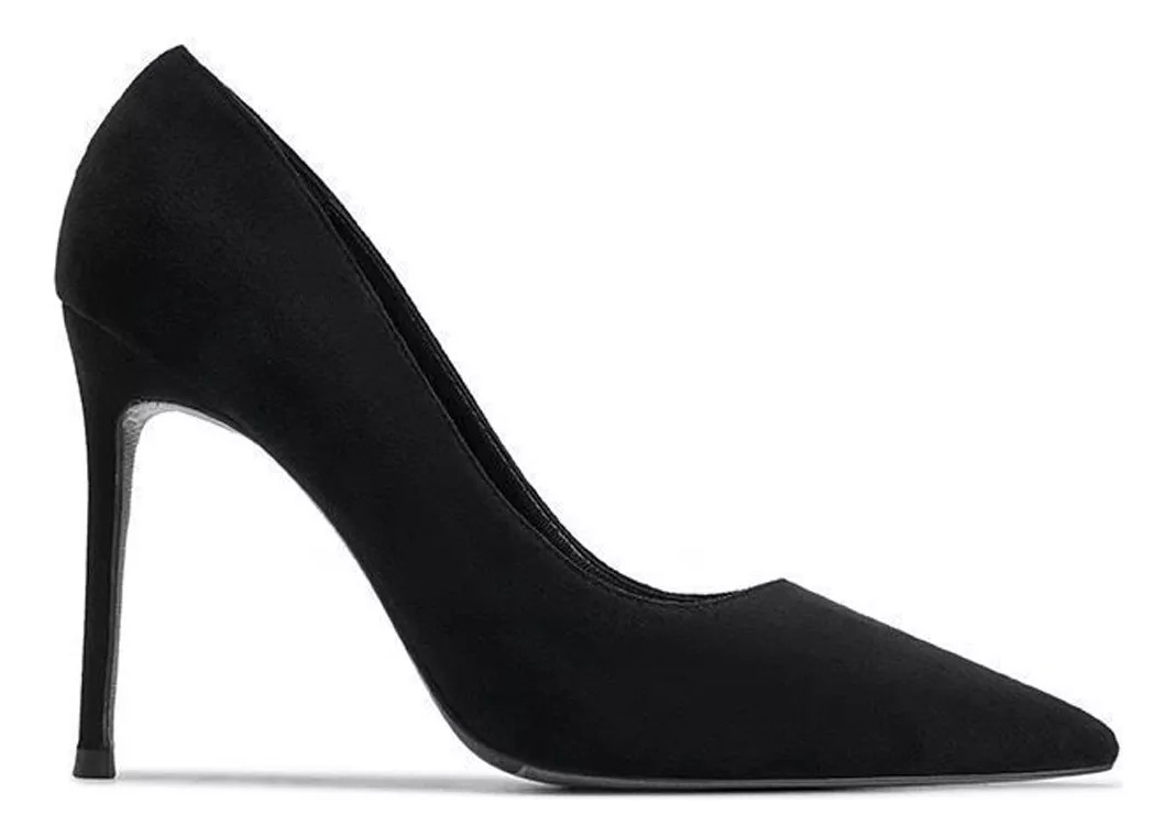 Zapatos De Tacón Formales De Gamuza Para Mujer 9cm Miveni